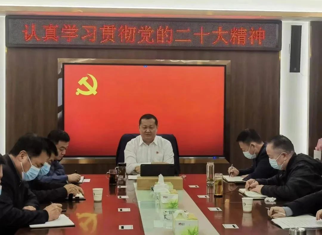 市土发集团举办“学习贯彻党的二十大精神” 专题党课